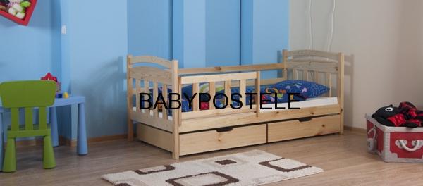 POSTEL Z MASÍVU KUBÍČEK 180 X 80 CM-rošt zdarma