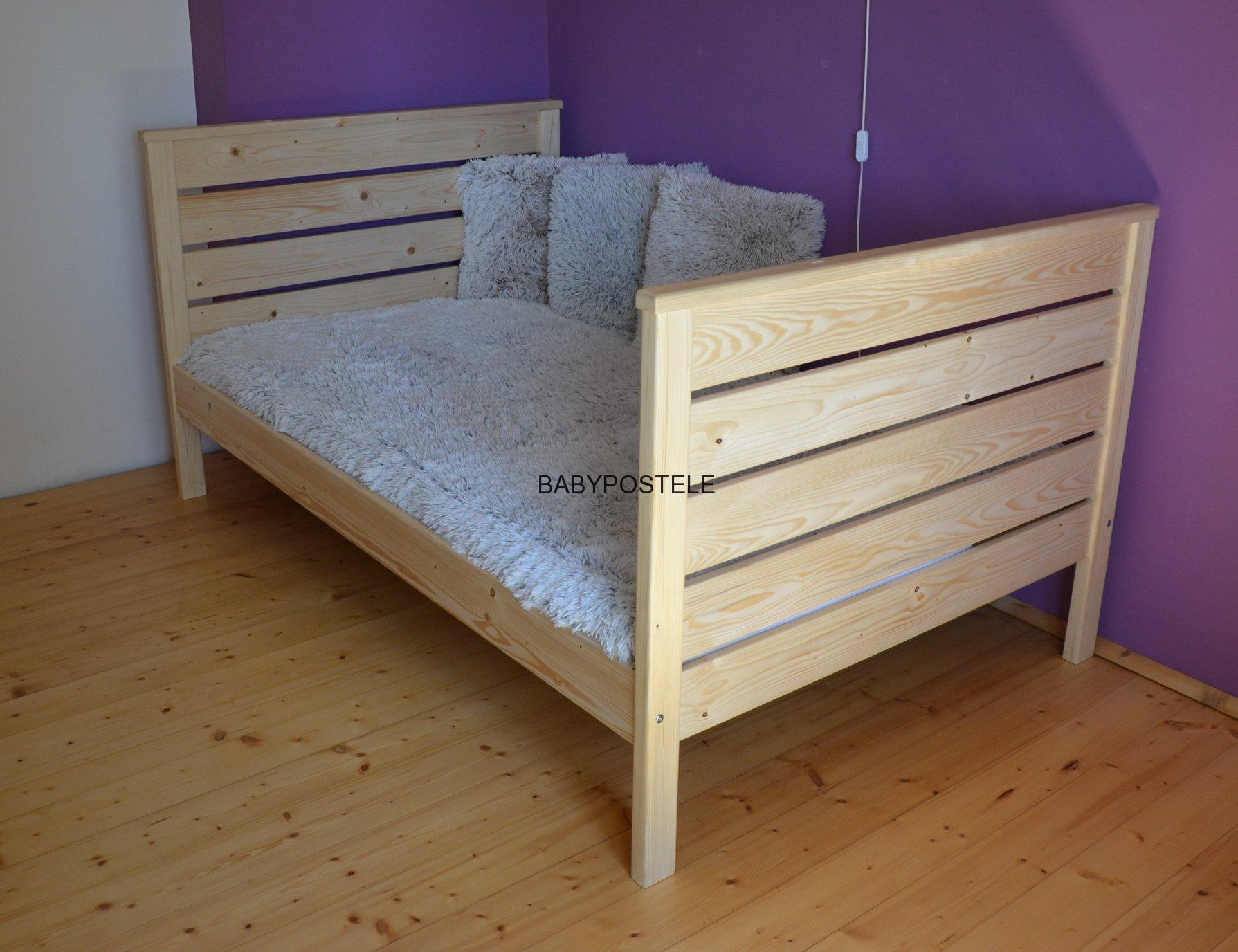 POSTEL Z MASÍVU KLARIS 200X120 CM