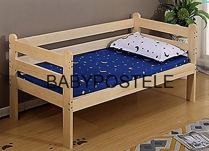 ČESKÁ VÝROBA POSTEL Z MASÍVU 200 X 90 CM, ROŠT ZDARMA