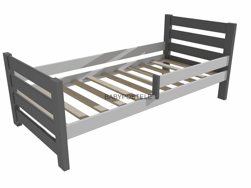 POSTEL Z MASÍVU 200X120 CM šedá