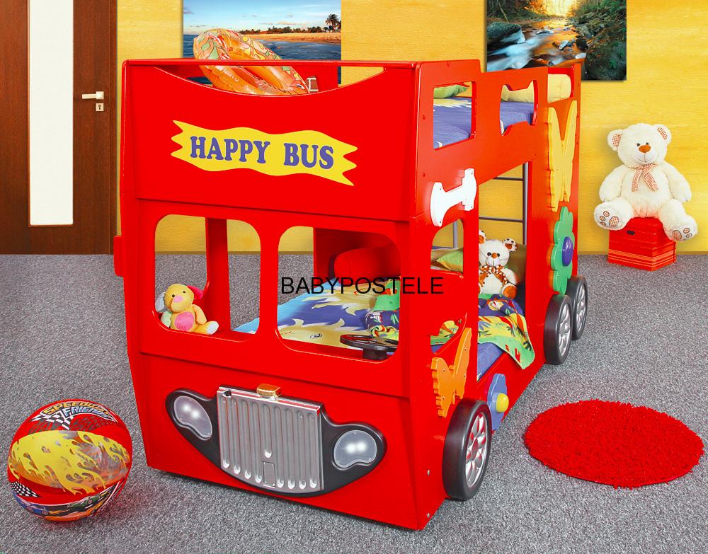 Patrová postel HAPPY BUS