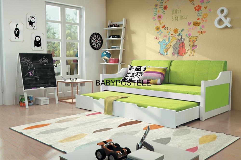 Dvoulůžko 185 x 80 cm - komplet, barva na výběr
