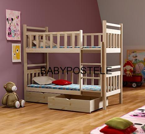 PATROVÁ POSTEL ALEXANDER 200X90 CM,VŠE V CENĚ
