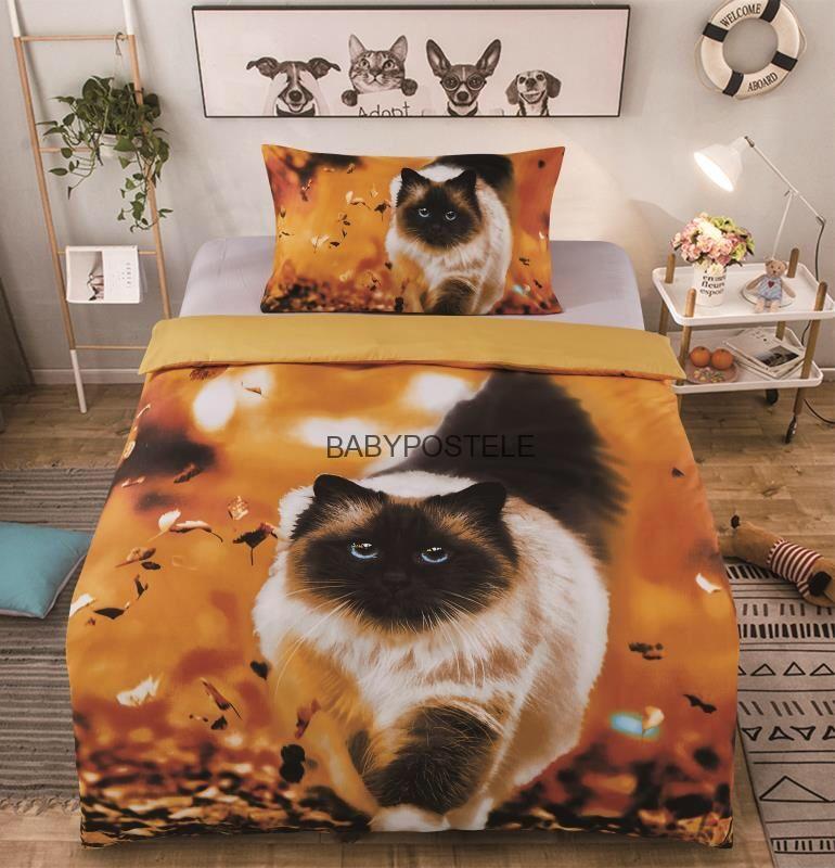 3D povlečení KOČKA