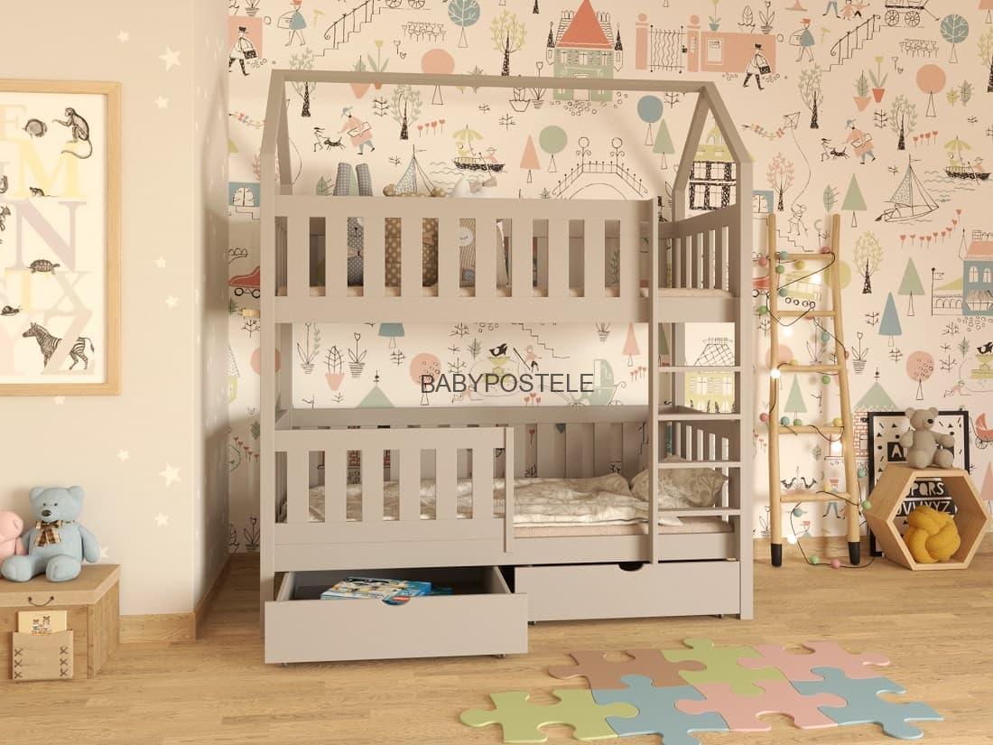 Patrová postel domeček Sofie 90x200