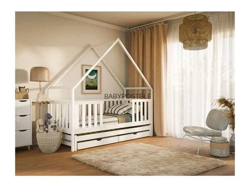 Domečková postel Lenka 180x80 cm