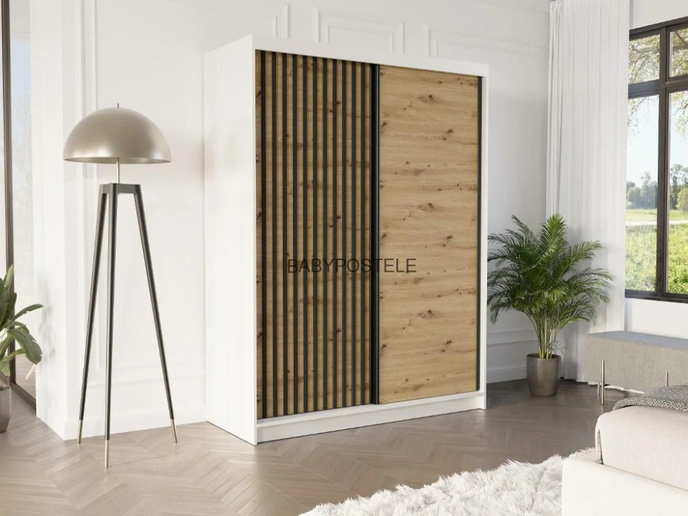 Posuvná šatní skříň 150 cm