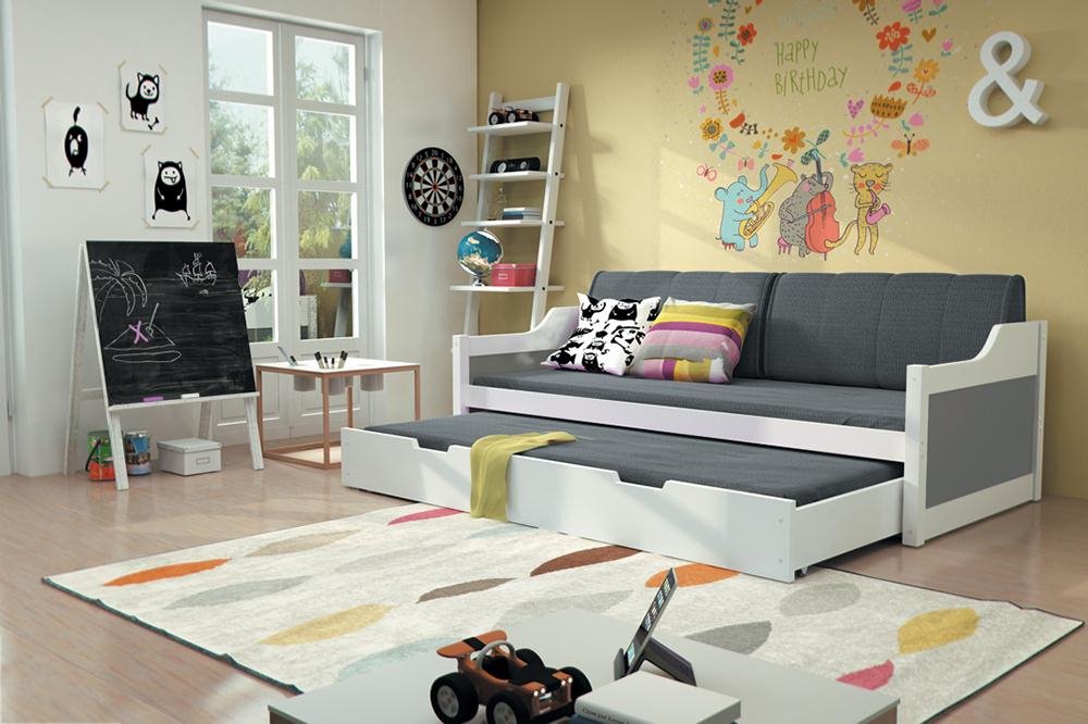 Dvoulůžko 185 x 80 cm - komplet, barva na výběr