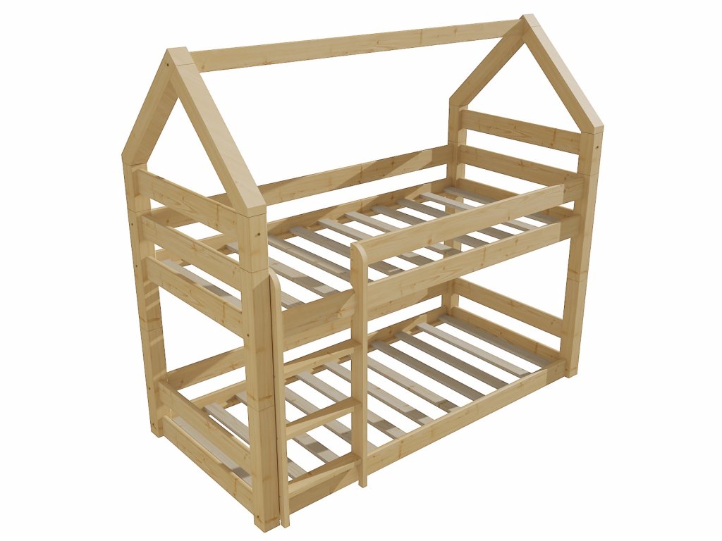 Patrová postel domeček 90x200