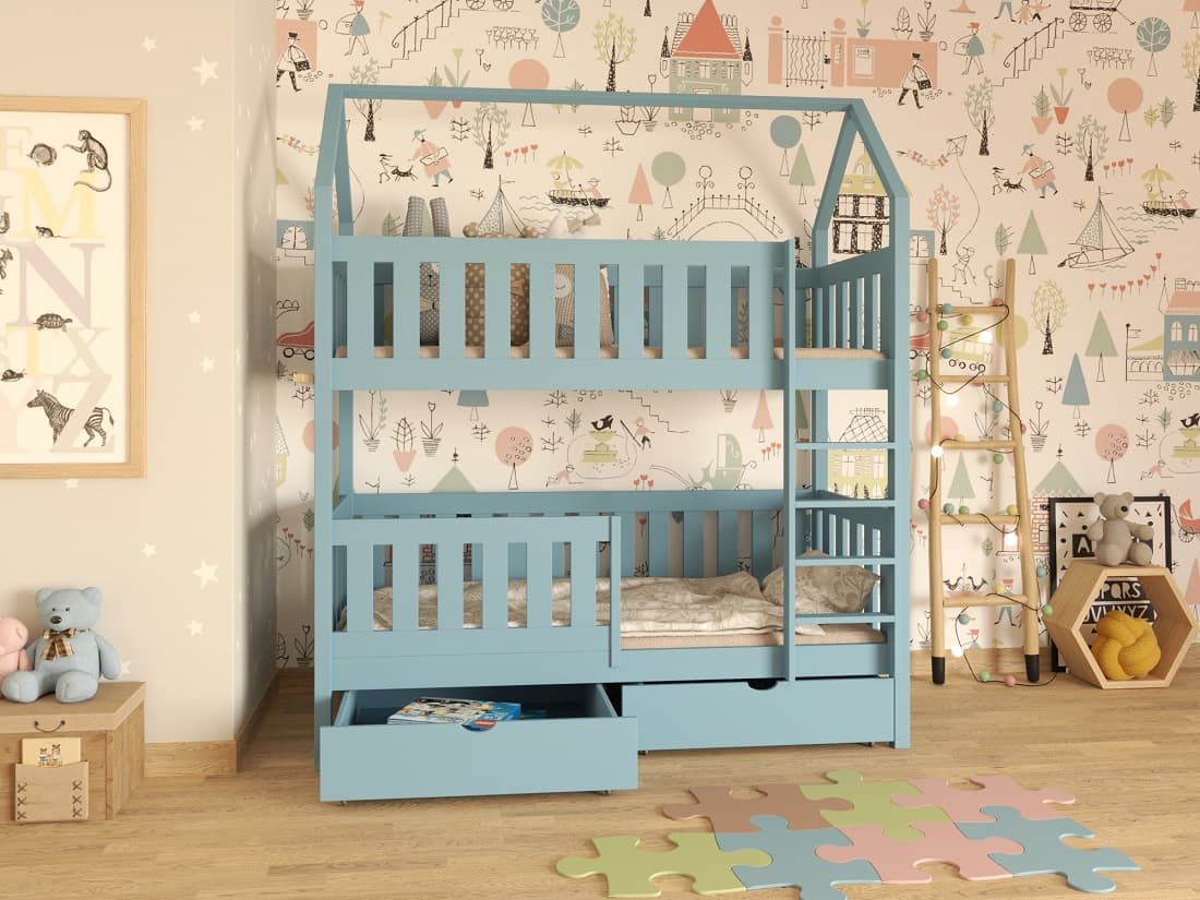 Patrová postel domeček Sofie 90x200