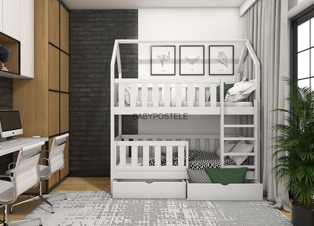 Patrová postel domeček Sofie 90x200