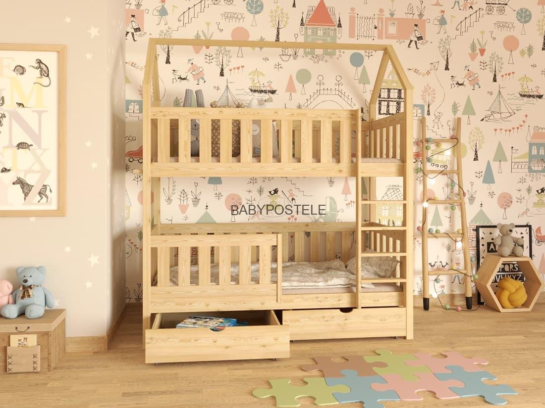 Patrová postel domeček Sofie 90x200