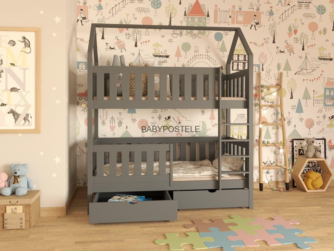 Patrová postel domeček Sofie 90x200
