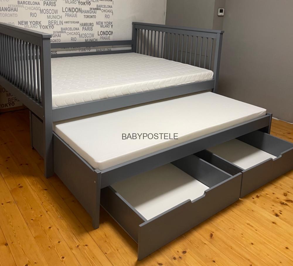 ČESKÁ VÝROBA - postel Romance 200x90 cm pro 2 osoby, barva masívu na výběr
