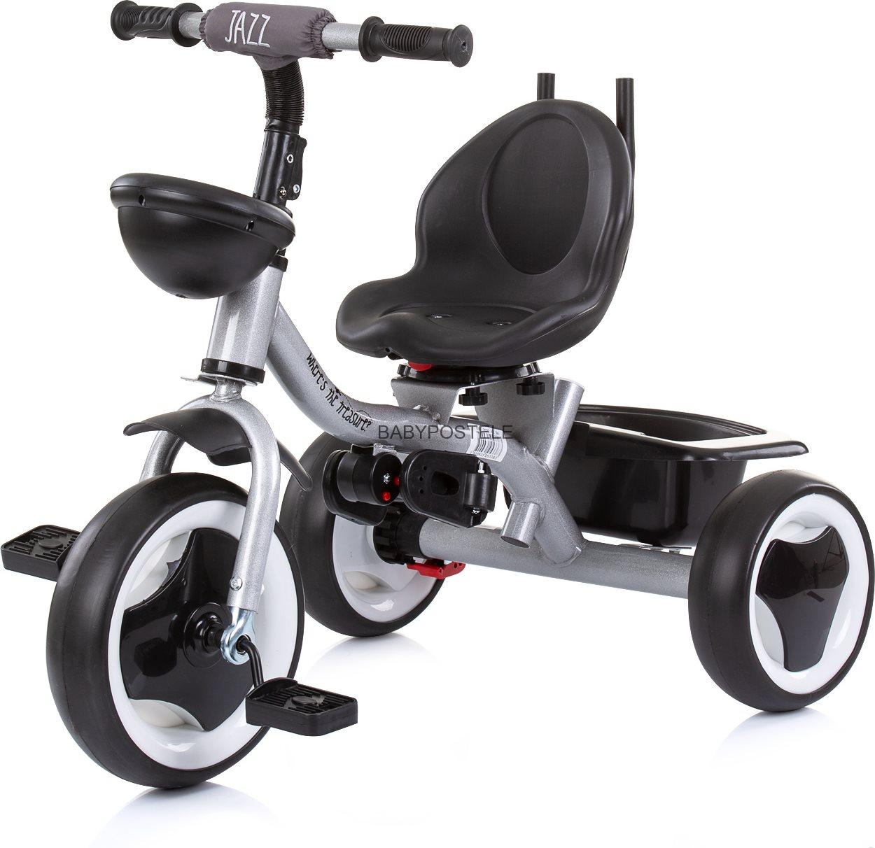 Tříkolka se stříškou  2v1 Graphite