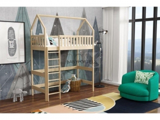 VYVÝŠENÁ POSTEL DOMEČEK ALMA 180X80