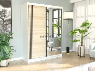 Posuvná šatní skříň 150 cm 