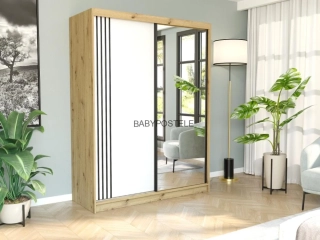Posuvná šatní skříň 150 cm 