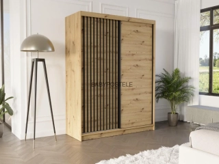 Posuvná šatní skříň 150 cm 